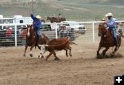 Brian Espenscheid and Mike Stevie. Photo by Pinedale Online.