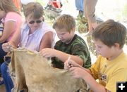 Hands on. Photo by Pam McCulloch, Pinedale Online.