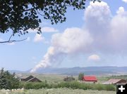 New Fork Fire 2:11 PM . Photo by Bob Rule, KPIN 101.1 FM.