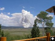 Fire around 3:20 PM. Photo by Colleen Weber.