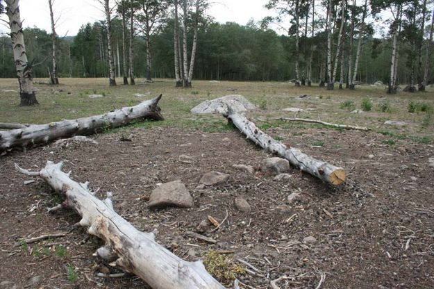 Big Fire Circle - After. Photo by Dawn Ballou, Pinedale Online.