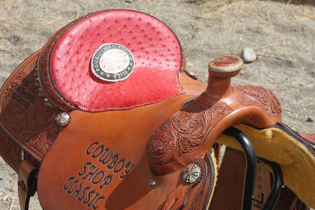 Saddle Prize. Photo by Carolyn Bing, Cowboy Shop.