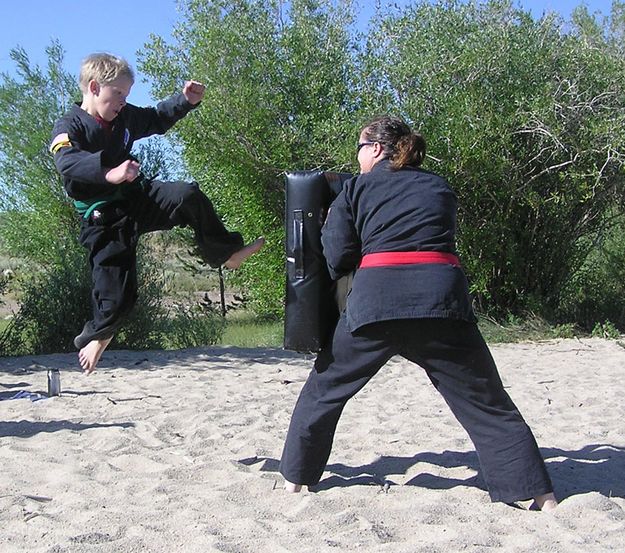Karate Promotion. Photo by Jeff Piros.