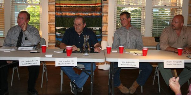 Legislative Candidates. Photo by Dawn Ballou, Pinedale Online.
