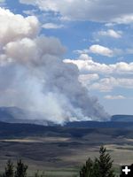 Fire August 1. Photo by Kirby Hedrick.