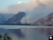 Fire August 2. Photo by Sally Hayward.