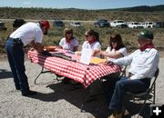 Gun raffle. Photo by Dawn Ballou, Pinedale Online.