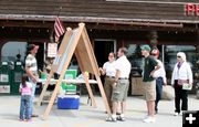 Ridleys Fire Info Station. Photo by Dawn Ballou, Pinedale Online.