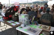 Raffle items. Photo by Dawn Ballou, Pinedale Online.