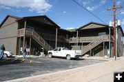 Rear of building. Photo by Dawn Ballou, Pinedale Online.