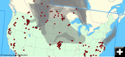 Smoke Map-August 20, 2008. Photo by NOAA Satellite and Information Service .