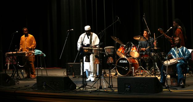 Diallo & The Bafing Riders. Photo by Pam McCulloch, Pinedale Online.