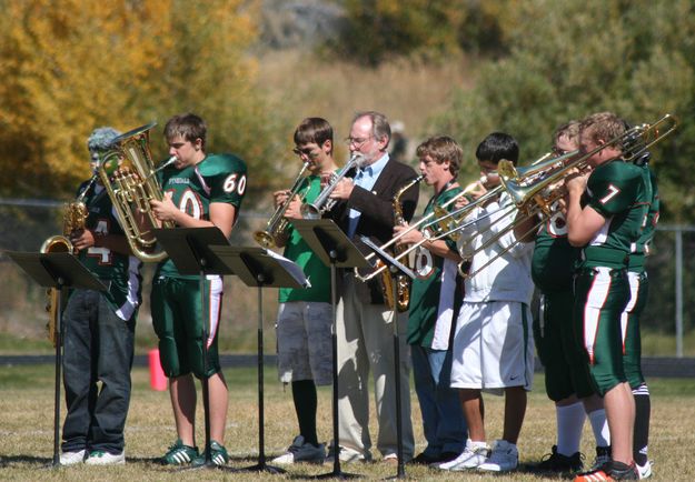National Anthem. Photo by Clint Gilchrist, Pinedale Online.