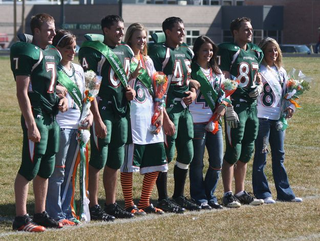 Homecoming Royalty. Photo by Clint Gilchrist, Pinedale Online.