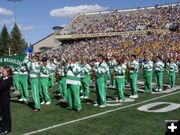 On the field. Photo by Craig Sheppard.