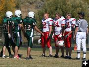 Coin Toss. Photo by Clint Gilchrist, Pinedale Online.