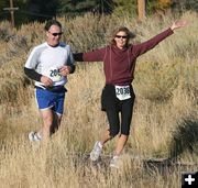 Enjoying the walk. Photo by Dawn Ballou, Pinedale Online.