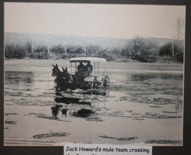 Crossing the Green - 1914. Photo by Dawn Ballou, Pinedale Online.