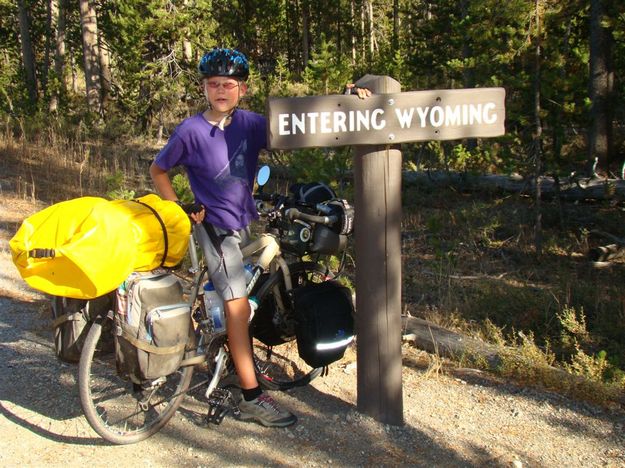 Entering Wyoming. Photo by Vogel Family.