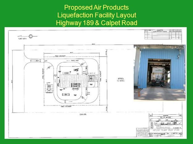 Proposed Liquefecation Plant. Photo by Cimarex Energy Co..