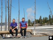 David & Daryl at Yellowstone. Photo by Vogel Family.
