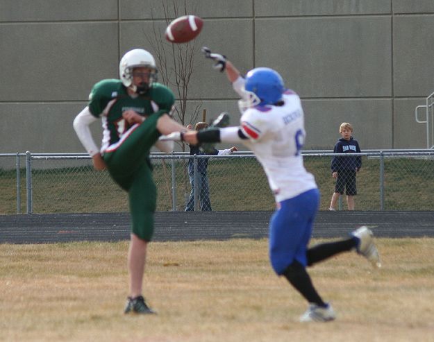 Lovell 16 - Pinedale 0. Photo by Clint Gilchrist, Pinedale Online.