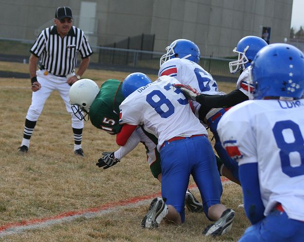 Pinedale 21 - Lovell 23. Photo by Clint Gilchrist, Pinedale Online.
