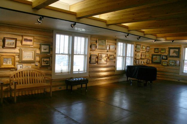 Artwork on display. Photo by Dawn Ballou, Pinedale Online.