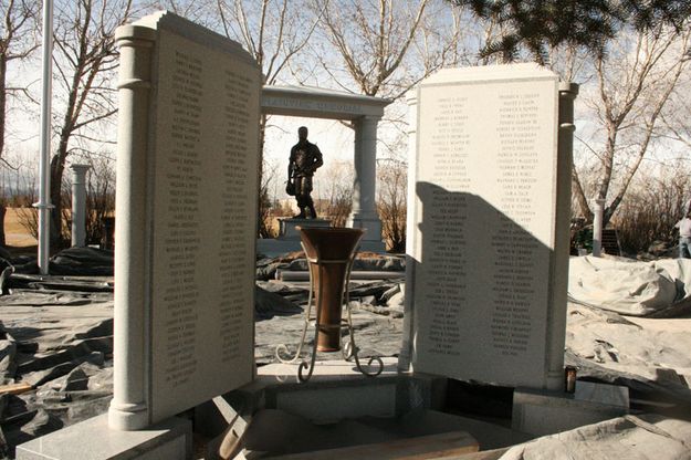 Name Panels. Photo by Dawn Ballou, Pinedale Online.