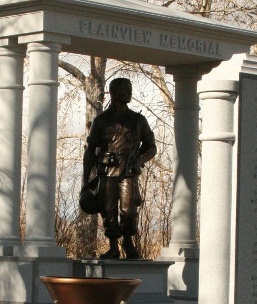 Bronze Soldier. Photo by Dawn Ballou, Pinedale Online.