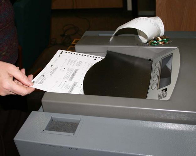Vote Recount. Photo by Dawn Ballou, Pinedale Online.