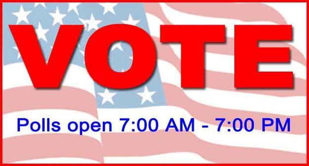 Polls Open 7AM to 7PM. Photo by Pinedale Online.
