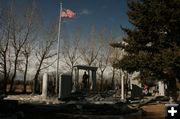 Veterans Memorial. Photo by Dawn Ballou, Pinedale Online.