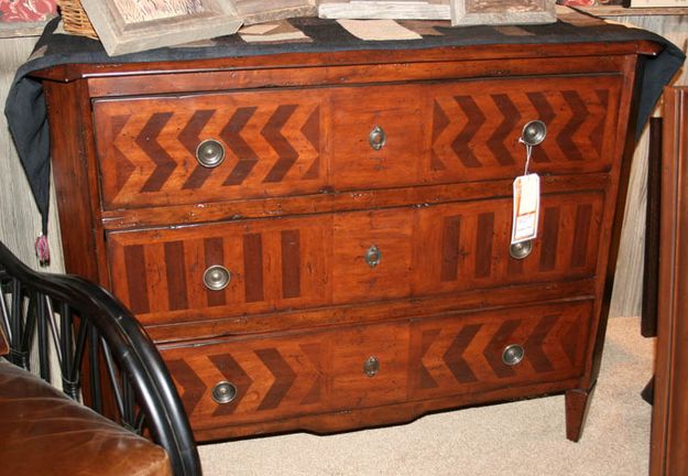 Wood Dresser. Photo by Dawn Ballou, Pinedale Online.