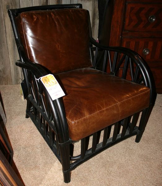 Leather and Black Chair. Photo by Dawn Ballou, Pinedale Online.