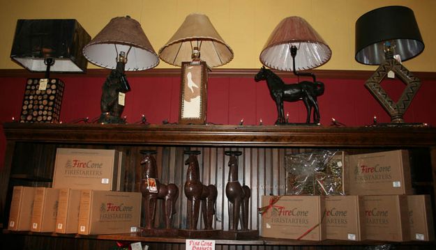 Table Lamps. Photo by Dawn Ballou, Pinedale Online.