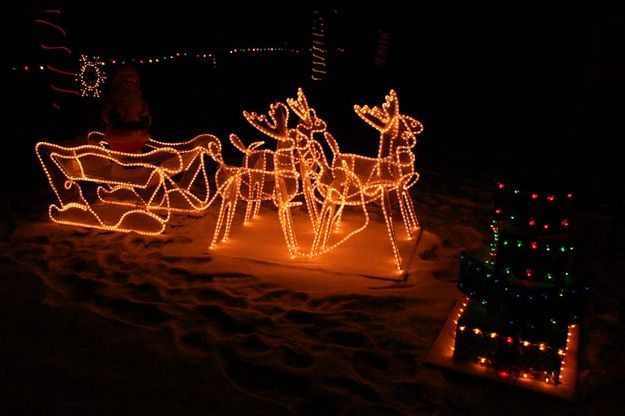 Santa's Sleigh. Photo by Dawn Ballou, Pinedale Online.