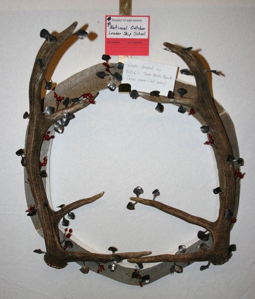 NOLS Wreath. Photo by Dawn Ballou, Pinedale Online.