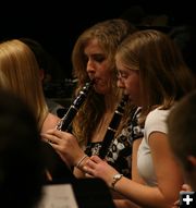 Clarinets. Photo by Pam McCulloch, Pinedale Online.