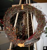 Raina Pape Wreath. Photo by Dawn Ballou, Pinedale Online.
