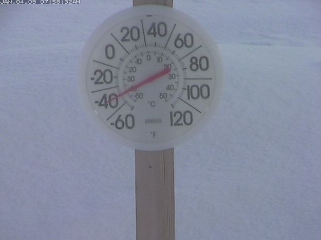 Bondurant 40 Below Zero. Photo by Bondurant Webcam.