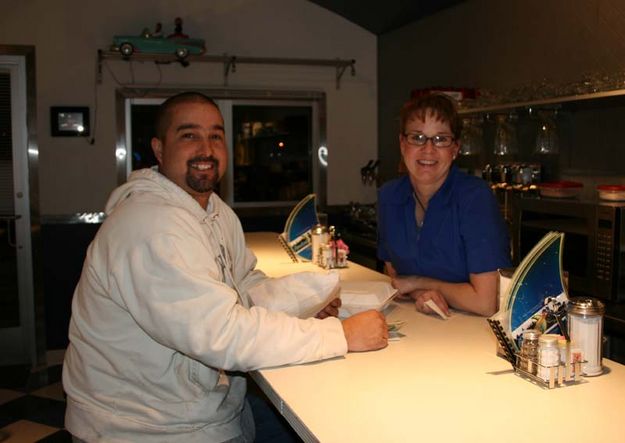 First Sack Lunch. Photo by Dawn Ballou, Pinedale Online.