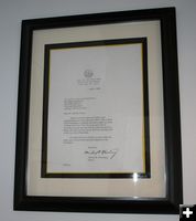 Mayor Bloomberg Letter. Photo by Dawn Ballou, Pinedale Online.