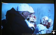 Coach Bill Lehr and team. Photo by Toyota Line of Scrimmage.