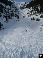 Snow Slide. Photo by Ed Smith, WYDOT.