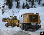 Big Snowbank. Photo by Ed Smith, WYDOT.