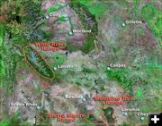 Cloud Seeding Map. Photo by Wyoming Weather Modification 5-Year Pilot Program.