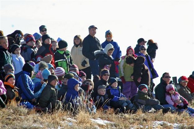 Cheering Crowd. Photo by Carie Whitman.