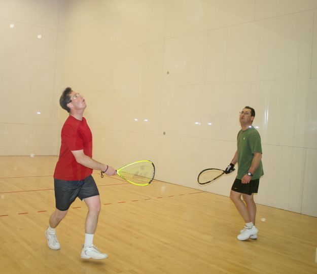 Racquetball. Photo by Pam McCulloch, Pinedale Online.