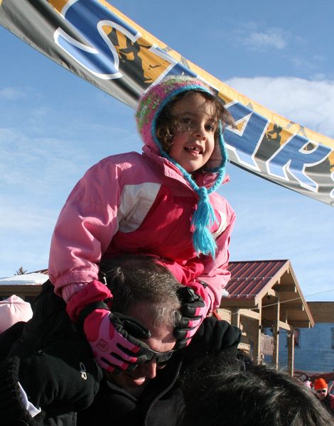 Sofie and Mayor Steve. Photo by Dawn Ballou, Pinedale Online.